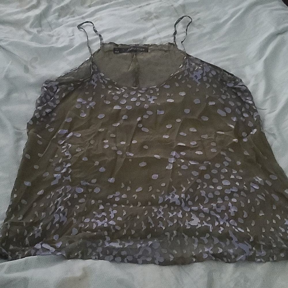 Patterson J Kincaid silk tank sz XS